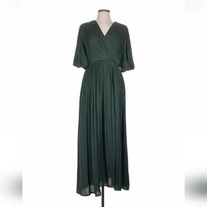 Banana Republic Dark Green Midi Dress